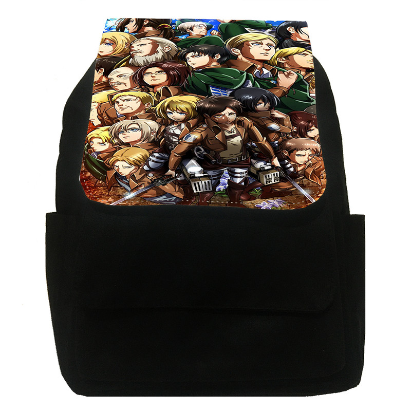 کوله پشتی طرح انیمه Attack on Titan کد 7 کوله پشتی طرح انیمه Attack on Titan کد 7