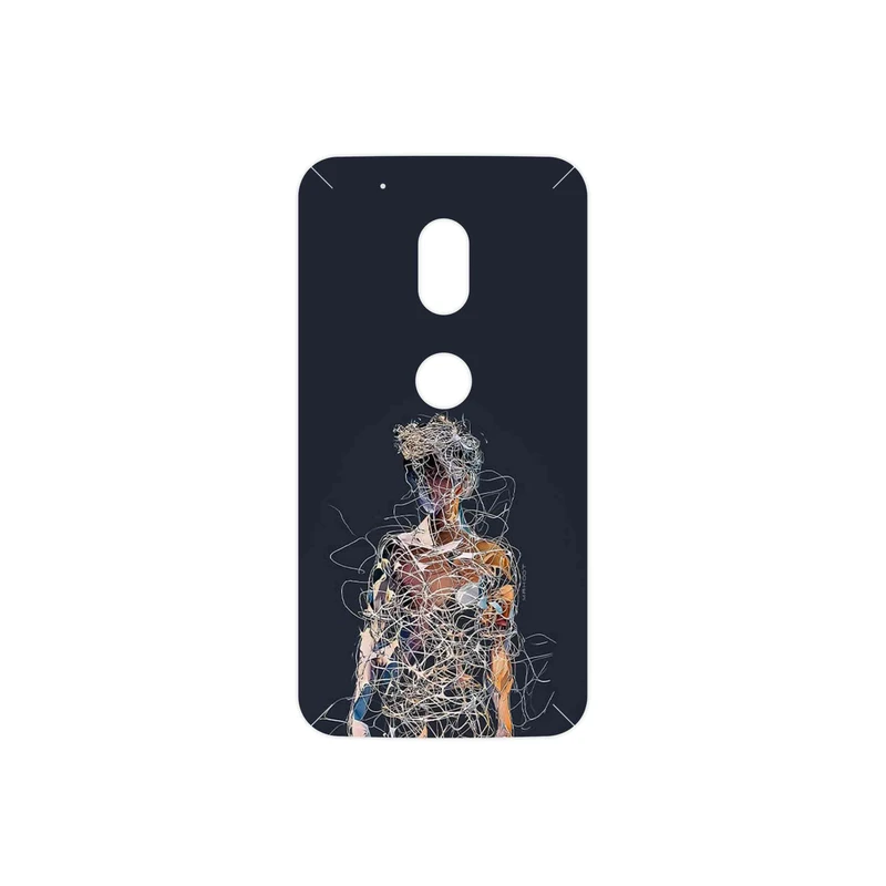 برچسب پوششی ماهوت مدل Strings Digital Art 1 مناسب برای گوشی موبایل موتورولا Moto G4 Play