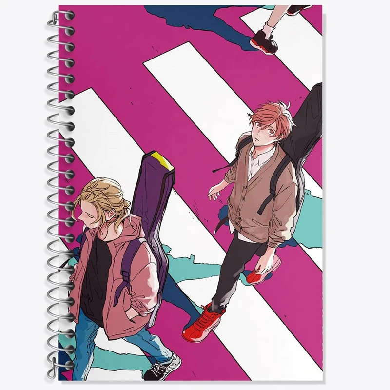 دفتر لغت 50 برگ خندالو مدل هاروکی و مافویو انیمه گیون Given کد 13088