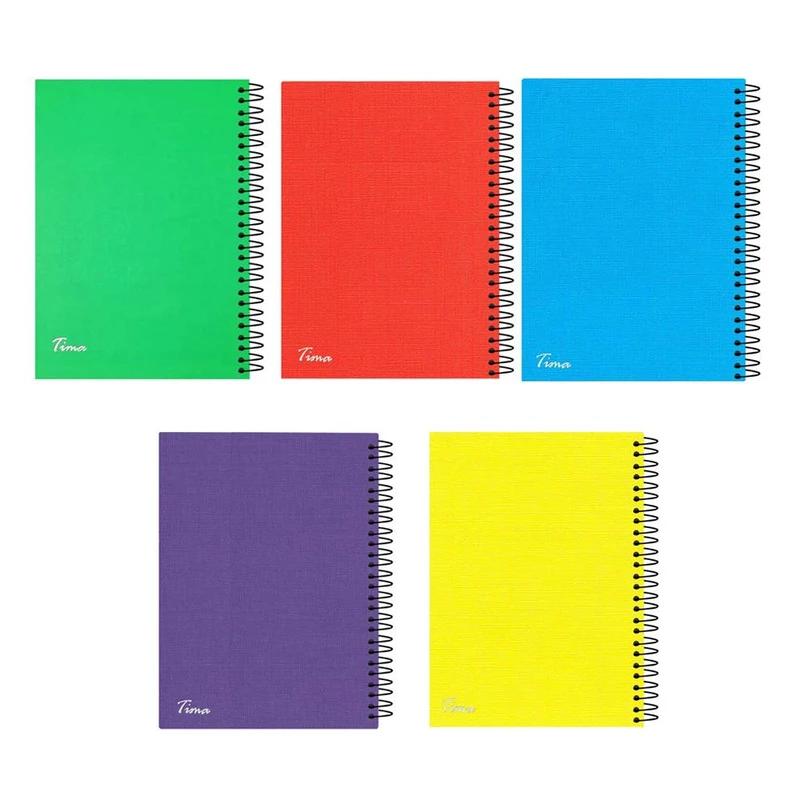 دفتر یادداشت 100 برگ تیما مدل نسترن مجموعه 5 عددی