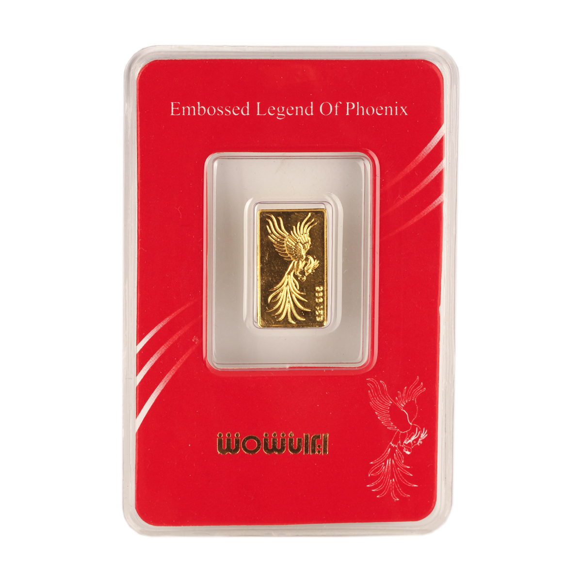 شمش طلا 24 عیار ایران‌شمش مدل سیمرغ کد T-0.35