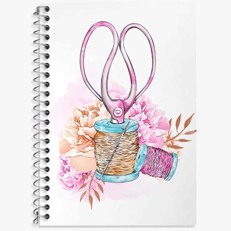 دفتر نت موسیقی 50 برگ خندالو طرح خیاطی کد N2022