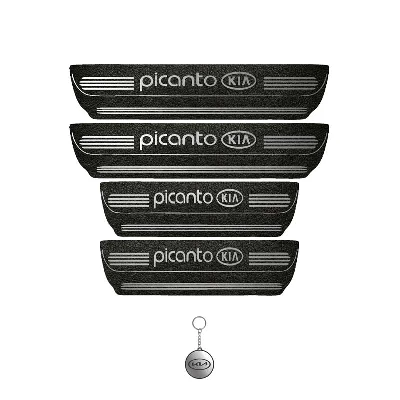 برچسب پارکابی خودرو لندمون کد LMm0025 MS مناسب برای کیاپیکانتو مجموعه 4 عددی به همراه جا کلیدی