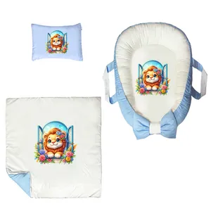 سرویس خواب 3 تکه نوزاد مدل شیر کد DKBB18-set