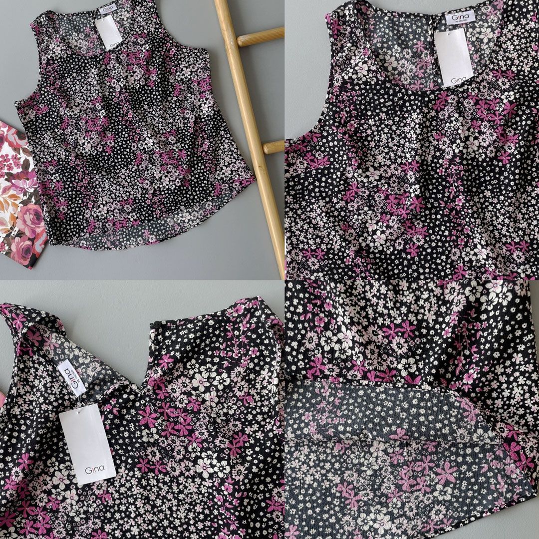 تاپ زنانه جینا مدل گلدار کد 4220 -  - 2