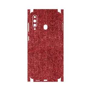 MAHOOT Fabric Texture 4-FullSkin Cover Sticker for Samsung Galaxy A60