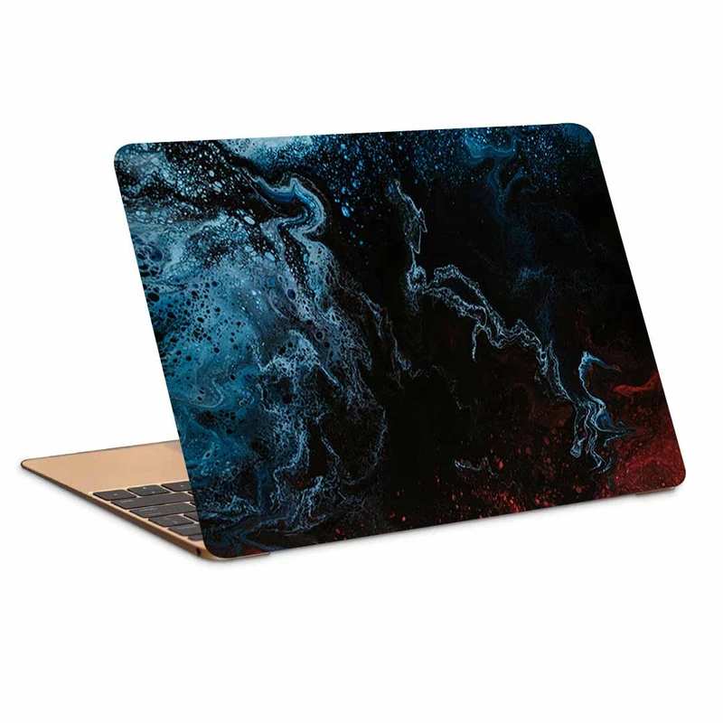 استیکر لپ تاپ طرح stains bubbles liquidکد N-614مناسب برای لپ تاپ 15.6 اینچ