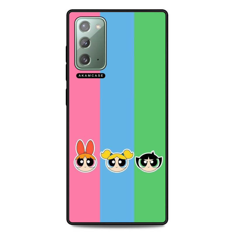 کاور آکام مدل AMCWSGN20-POWERPUFF GIRLS-3 مناسب برای گوشی موبایل سامسونگ Galaxy Note 20