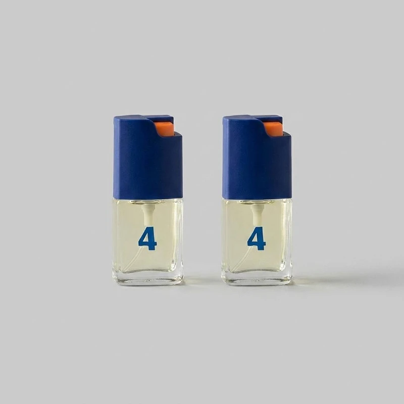 عطر جیبی زنانه بیک شماره 4 حجم 7.5 میلی لیتر مجموعه 2 عددی