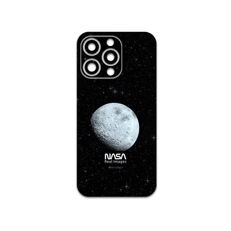 برچسب پوششی ماهوت مدل Moon-By-NASA مناسب برای گوشی موبایل اپل iphone 13 Pro