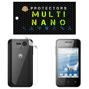Multi Nano X-SFT Screen Protector For Huawei Ascend Y221 with back skin