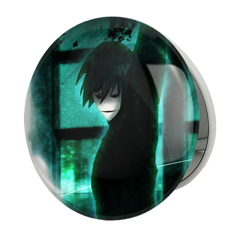 آینه جیبی خندالو طرح هی انیمه تاریک تر از سیاهی Darker Than Black مدل تاشو کد 23432 