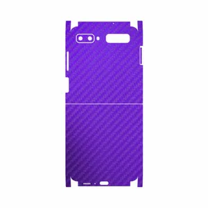 MAHOOT Purple-Fiber-FullSkin Cover Sticker for Samsung Galaxy Z Flip