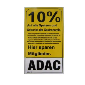 برچسب خودرو مدل 10%ADAC کد 103