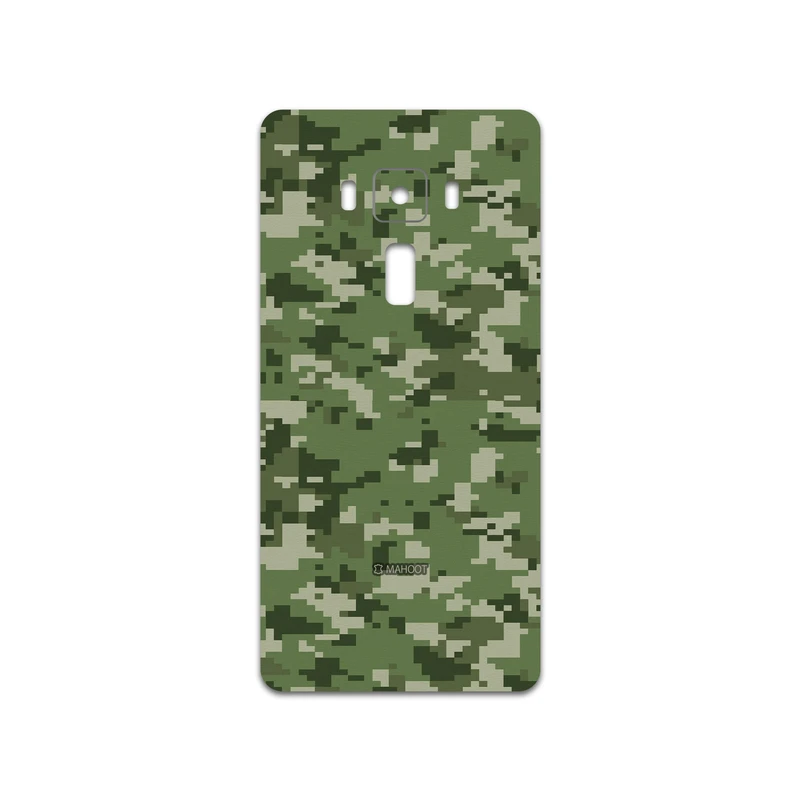 برچسب پوششی ماهوت مدل Army-Green-Pixel مناسب برای گوشی موبایل ایسوس Zenfone 3 Deluxe ZS570KL