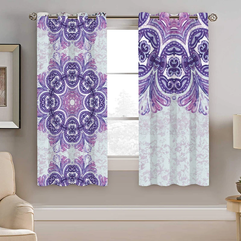 پرده نیروانا طرح سنتی  مدل هازان کد 4731   سایز 140×200 سانتی متر