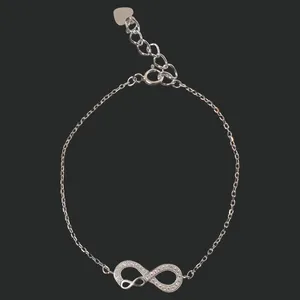 دستبند نقره زنانه مدل B74