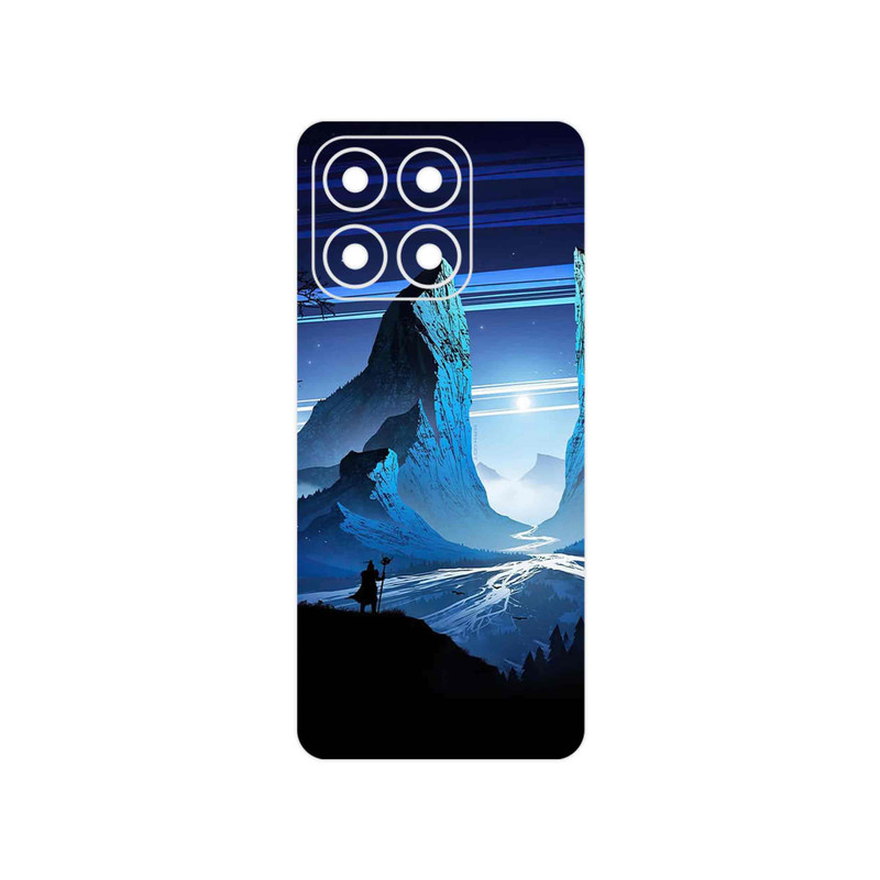 برچسب پوششی ماهوت مدل Blue Mountains Digital Art مناسب برای گوشی موبایل آنر X8a