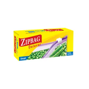 کیسه زیپ دار زیپ بگ دلاور مدل اسلایدر بسته 30 عددی