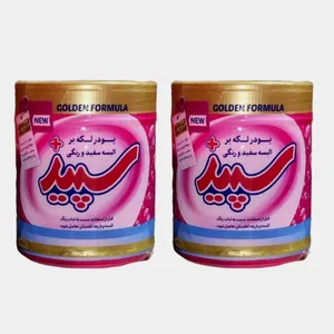 پودر لکه بر سپید مدل گلدن فرمول 500 گرم بسته 2 عددی