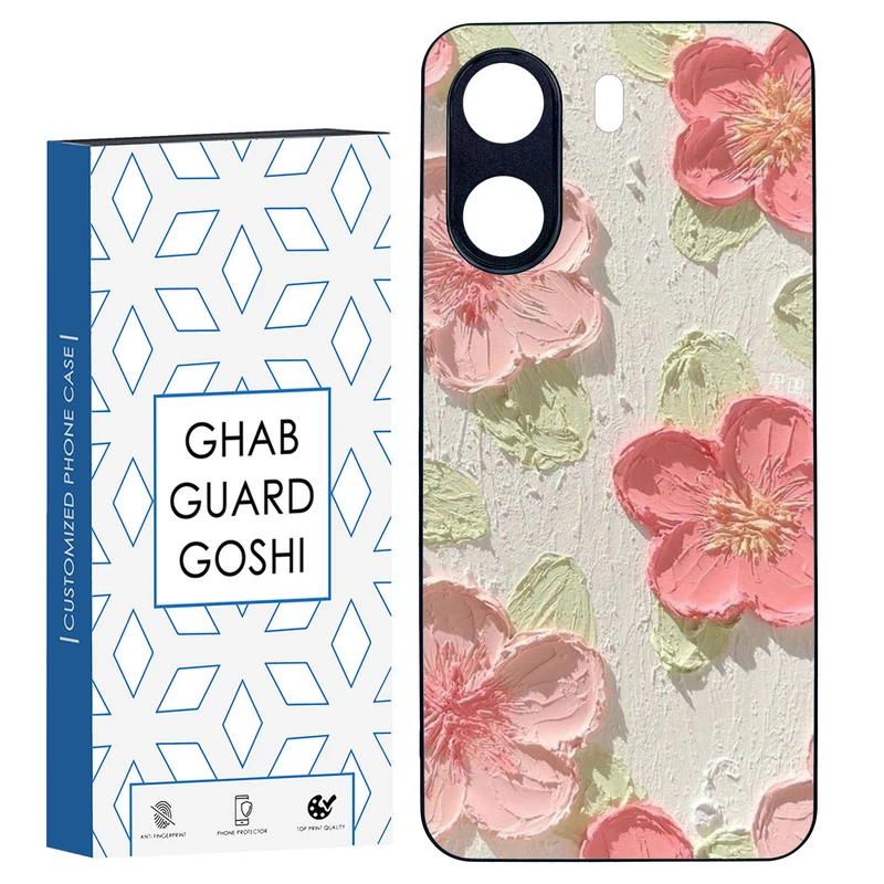 کاور قاب گارد گوشی طرح گل کد TPU-282 مناسب برای گوشی موبایل شیائومی REDMI 13C / POCO C65