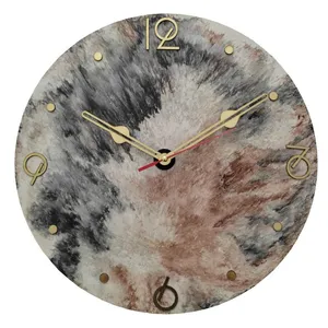 ساعت دیواری مدل رگه دار کد 102