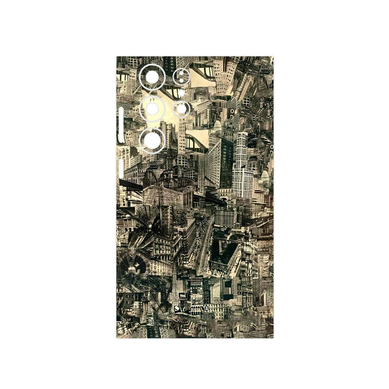 برچسب پوششی ماهوت مدل Collage of Skyscraper مناسب برای گوشی موبایل سامسونگ Galaxy S23 Ultra