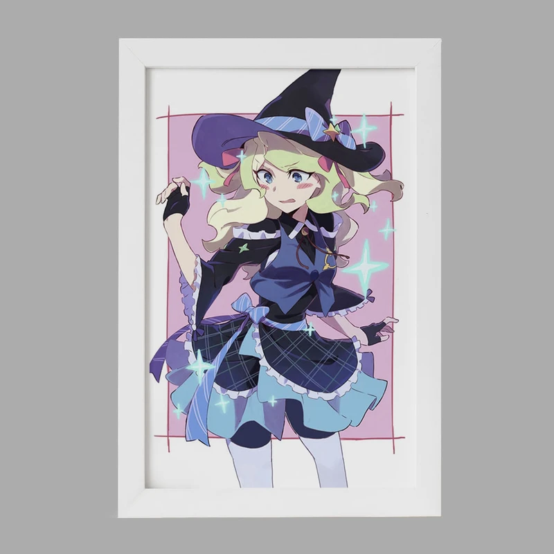 تابلو خندالو مدل دیانا انیمه جادوگران کوچک Little Witch Academia  کد 22945