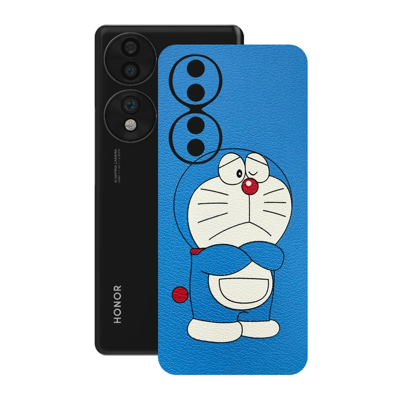 برچسب پوششی ریمکس مدل Leth طرح دورایمون مناسب برای گوشی موبایل آنر 70