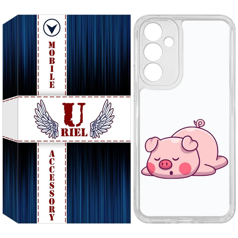 کاور یوریل مدل Clear کد 42 طرح پیگی مناسب برای گوشی موبایل سامسونگ Galaxy A54