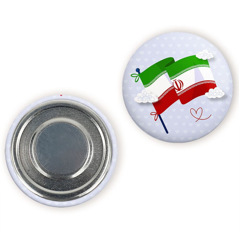 مگنت خندالو مدل پرچم ایران کد 23940