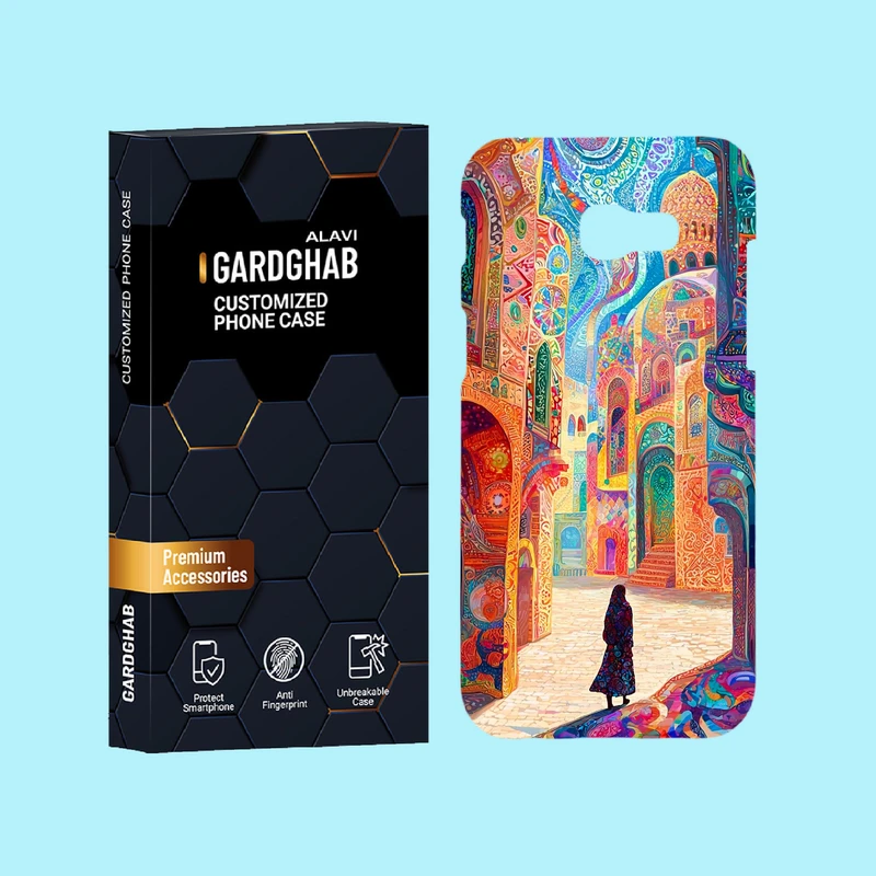 کاور گارد قاب علوی مدل هنری مناسب برای گوشی موبایل سامسونگ Galaxy A5 2017 / A520