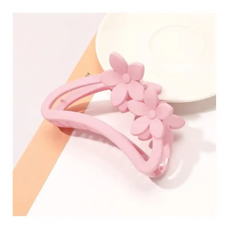 کلیپس مو زنانه مدل دو گل مینیاتوری شمعی