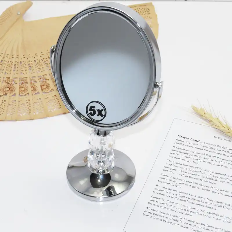 آینه آرایشی مدل پایه گوی کد G_Lnd_004