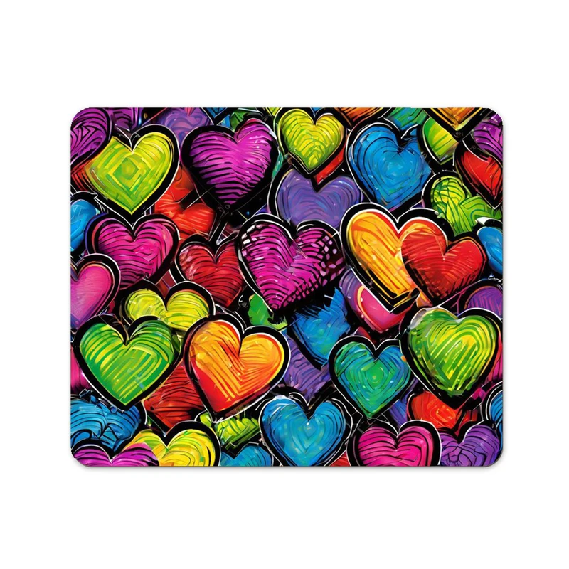 ماوس پد پاد آفرین مدل قلب ها کد DKMP33 سایز 24*19 سانتی متر