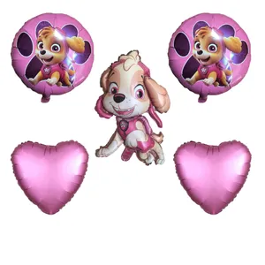 بادکنک فویلی مدل تم اسکای مجموعه 5 عددی