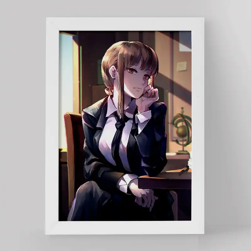 تابلو خندالو مدل ماکیما انیمه مرد اره ای کد 17879