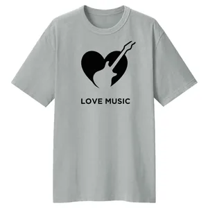 تی شرت لانگ زنانه مدل MUSIC کد LL61 رنگ طوسی