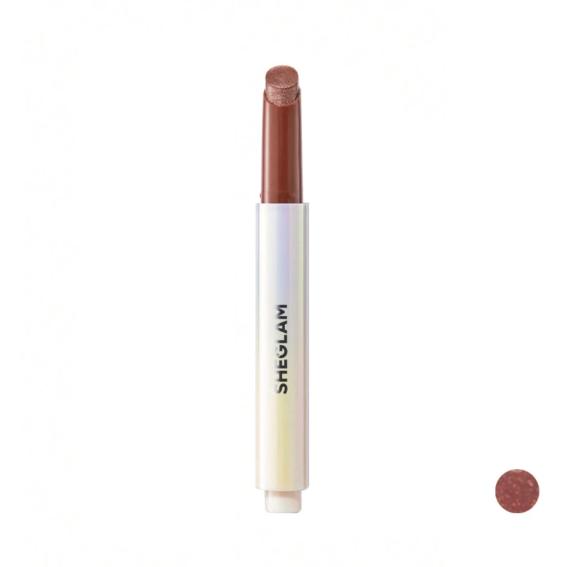رژ لب جامد براق شیگلم مدل Sugar Crystal رنگ قهوه ای شماره 02