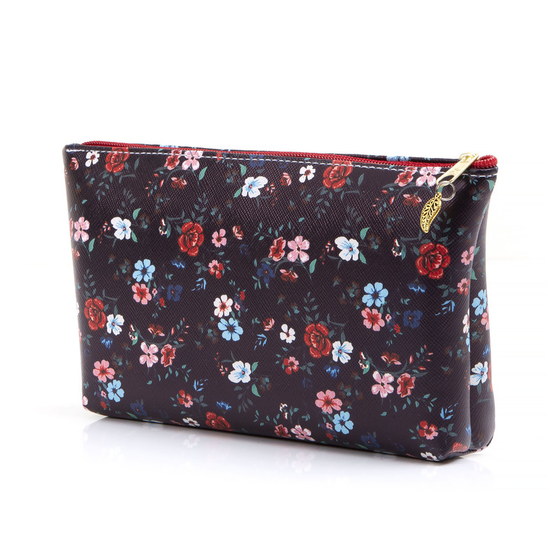 کیف لوازم آرایش زنانه مدل گل کد IDM 386