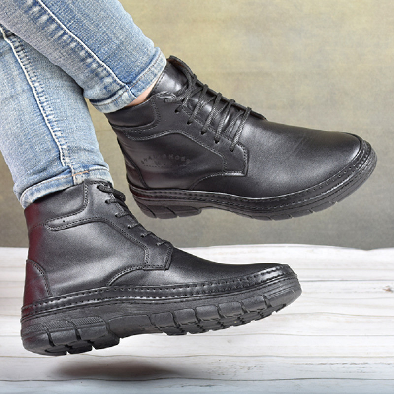 نیم بوت مردانه مدل دماوند رنگ مشکی