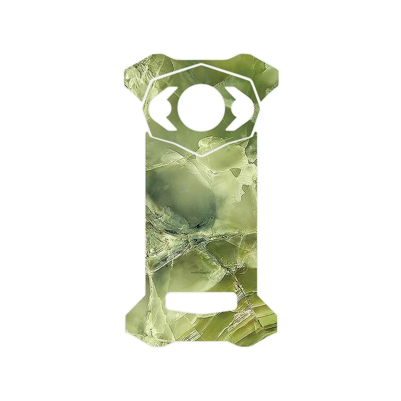 برچسب پوششی ماهوت مدل Green_Crystal_Marble مناسب برای گوشی موبایل دوجی S98 Pro