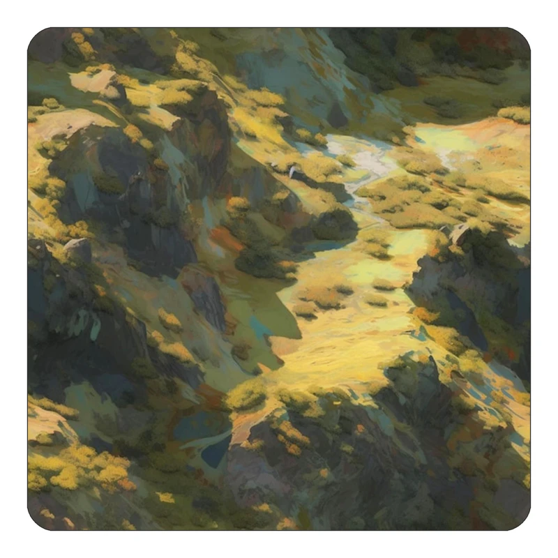 مگنت کاکتی طرح نقاشی رنگ روغن مدل mp71938