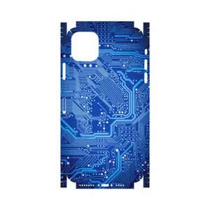 MAHOOT Blue Printed Circuit Board-FullSkin Cover Sticker for Apple iPhone 11 Pro Max