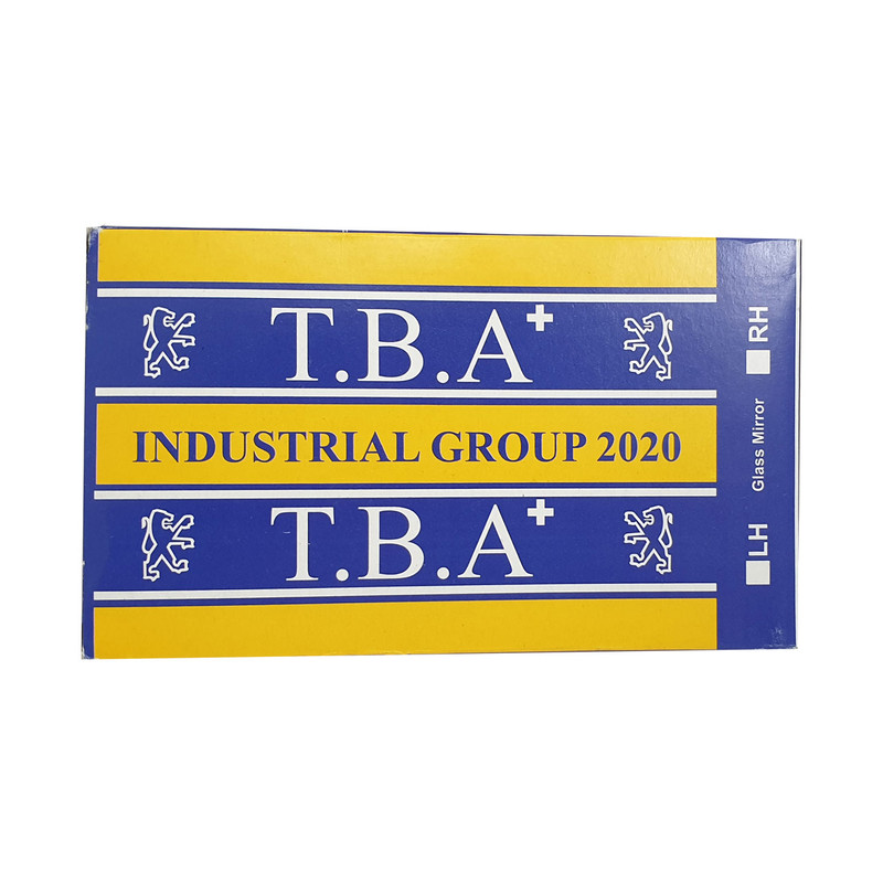 شیشه آینه جانبی چپ خودرو تی بی ای مدل T008-82052 مناسب برای پژو 206