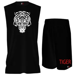 ست تاپ و شلوارک مردانه مدل  Tiger کد BTPM108