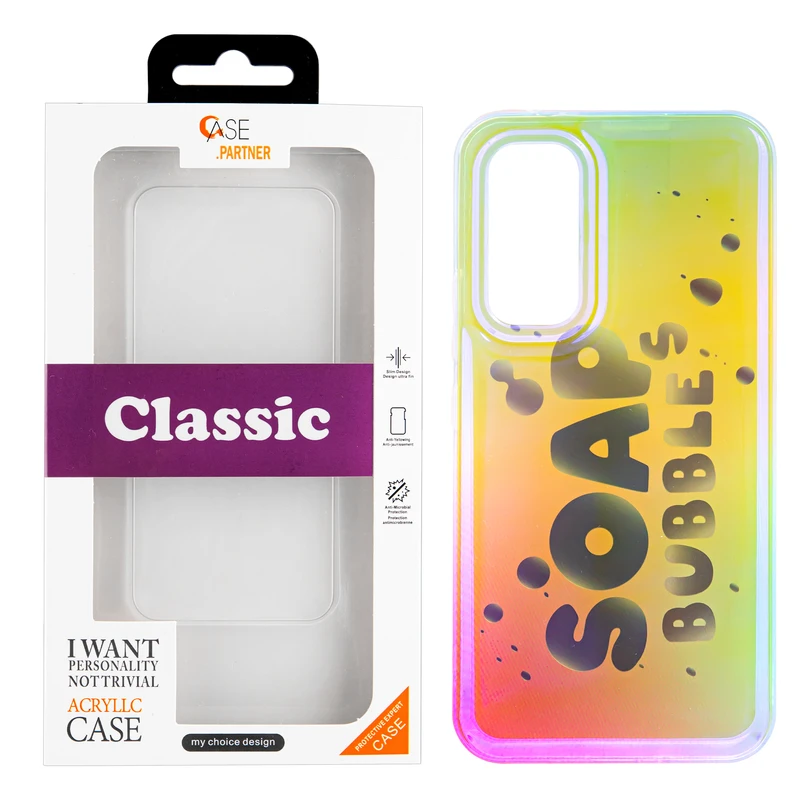 کاور کلاسیک مدل فانتزی PARTNER طرح SOAP BUBBLES کد KHO.859 مناسب برای گوشی موبایل سامسونگ GALAXY A14
