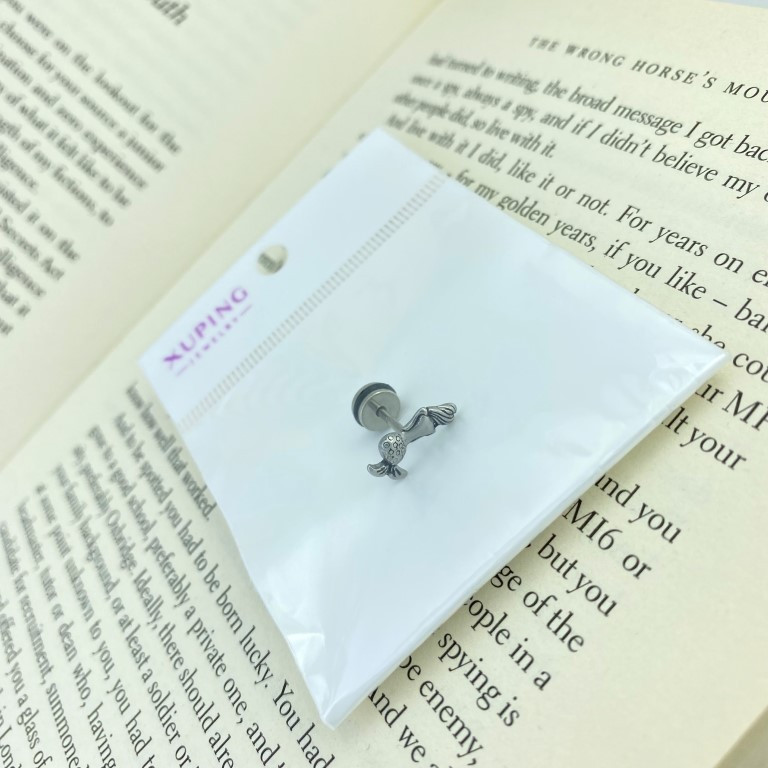 پیرسینگ گوش زنانه ژوپینگ مدل پری دریایی کد P4164 پیرسینگ گوش زنانه ژوپینگ مدل پری دریایی کد P4164