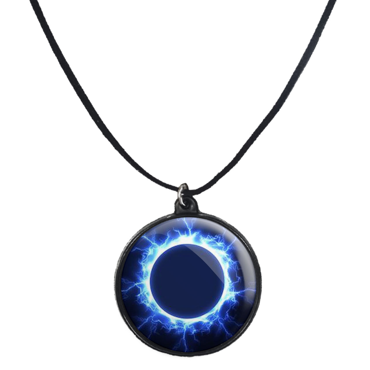 گردنبند پرمانه طرح سیاه چاله ها کد pmb.25866مدل دو طرفه