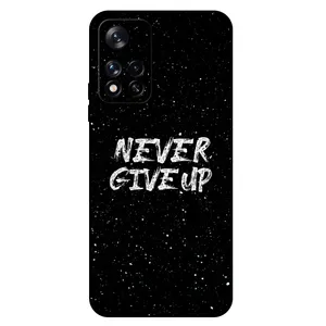 Megafone Never give up 1871 Cover For Xiaomi Redmi Note 11 Pro Plus 5G